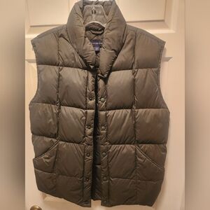 Lands End Down Puffer Vest 34-38" EUC